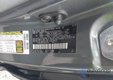 2012 Toyota Sienna Xle V6 8 Passenger из США, поврежденный, VIN 5TDYK3DC2CS224181